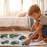 LKNBIF 6 PCS Military Vehicles Set Car Toys for Boys Party Favors Birthday Gift view 5