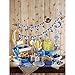 Creative Converting Assorted Photo Booth Blue Bandana Cowboy Party Props (10 Piece), Multi Sizes, Multicolor