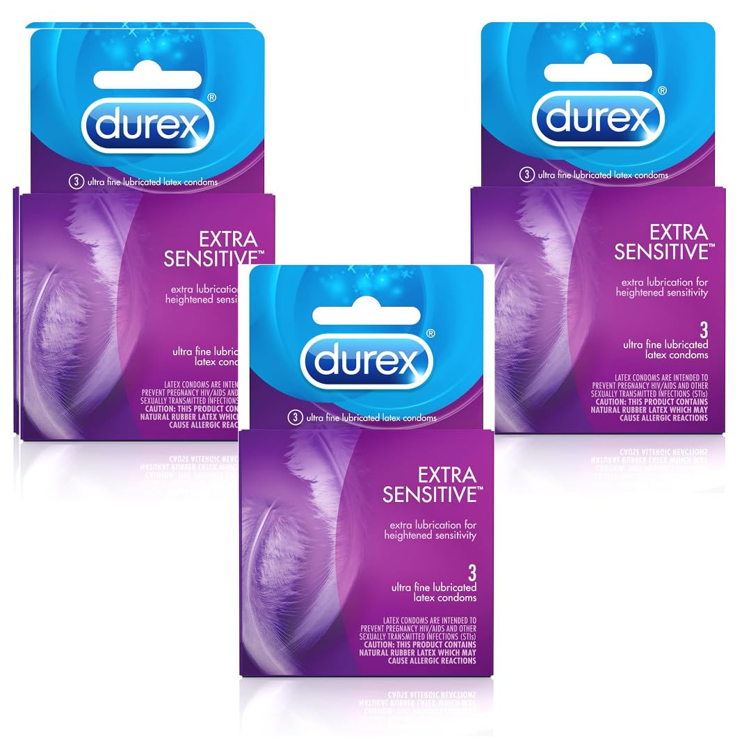 Durex Extra Sensitive Condom, 3 Count