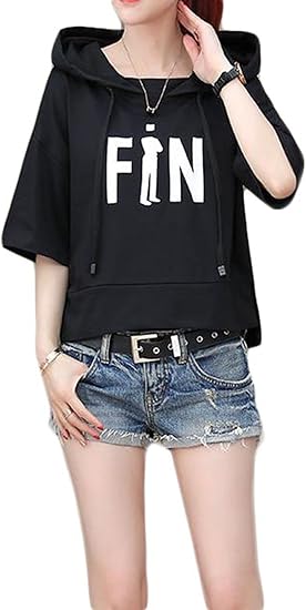 Amazon Bscoolショート フートtシャツ レディース 夏 ゆったり ｔシャツ 韓国ファッション トップス ストリート Tシャツ カットソー 通販