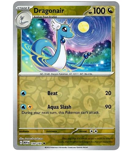 dratini pokemon card value - 147/165 - Pokemon 151 - Reverse Foil Style:Pikachu & Mimikyu Lottery Retreat Cost Super Speed • (msh)