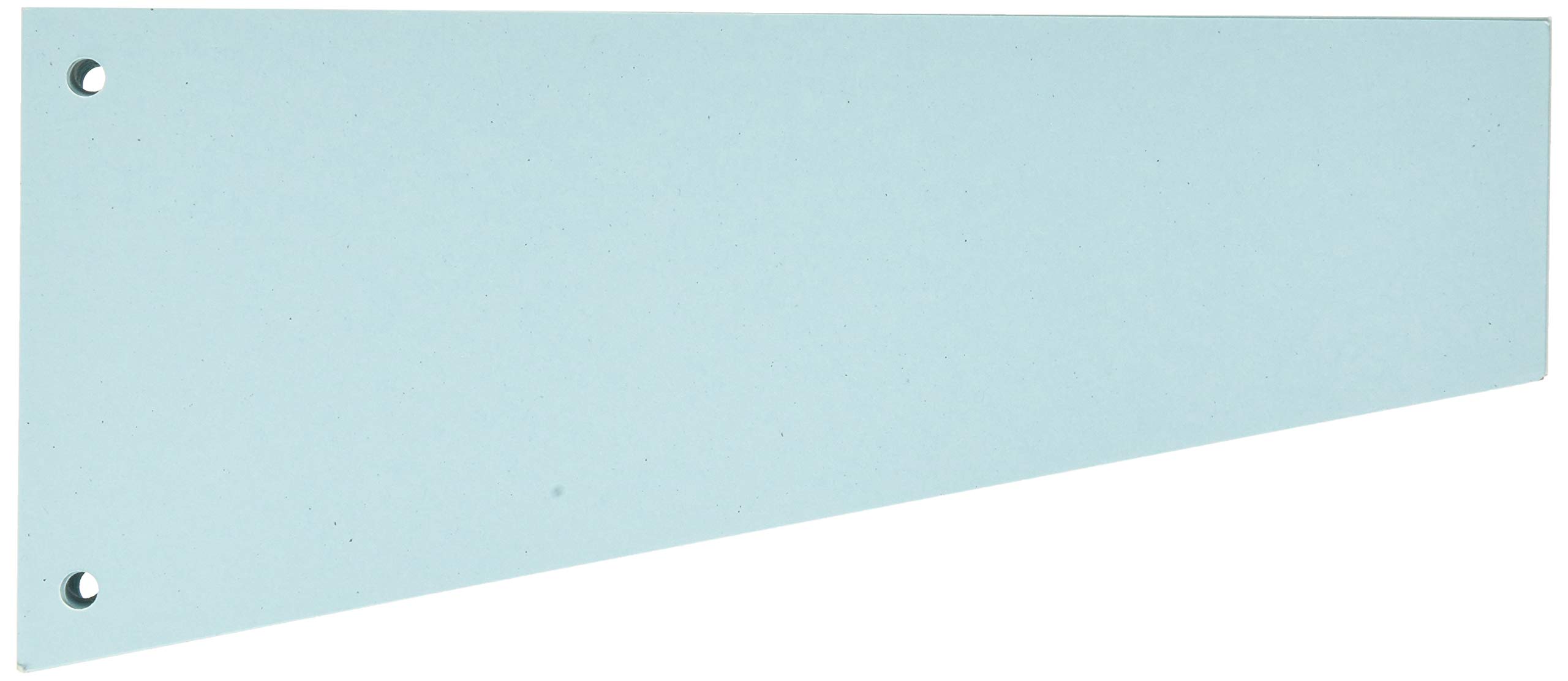 Elba scheidingsstroken Trapezium 240x105/55mm onbedrukt 2 gaats Blue pak 100