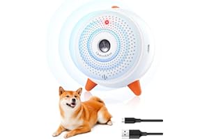 bubbacare Anti Barking Device for Dogs, Dog Barking Control Devices, Rechargeable Bark Deterrent Device for 33FT Control Range, Effective Anti Bark Training Tool for Small Medium Large Dogs