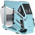 Thermaltake AH T200 Turquoise Helicopter Styled Open Frame Tempered Glass Swing Dorr USB3.1 (Gen.2) Type-C m-ATX Micro Case CA-1R4-00SBWN-00
