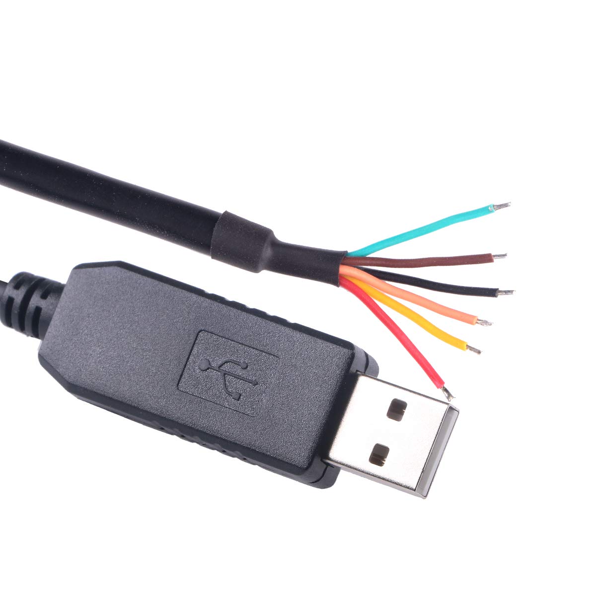 Green-utech USB to TTL 3v3 6 Pin Serial Cable Wire End FTDI Chip USB-TTL-3v3-WE for Windows,Linux and Mac OS (3.3V, 6P heander)