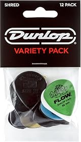 Dunlop PVP118 Shred Variety Pack 12 Picks Jim Dunlop
