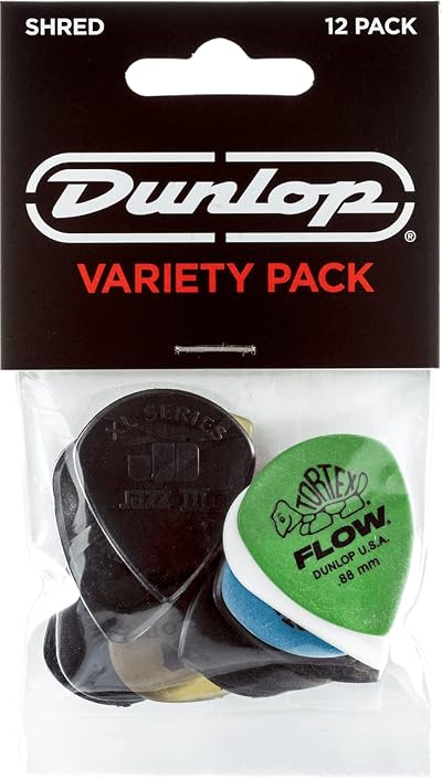 Dunlop PVP118 Shred Variety Pack 12 Picks Jim Dunlop