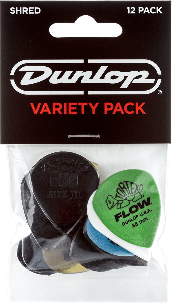 Dunlop PVP118 Shred Variety Pack 12 Picks Jim Dunlop
