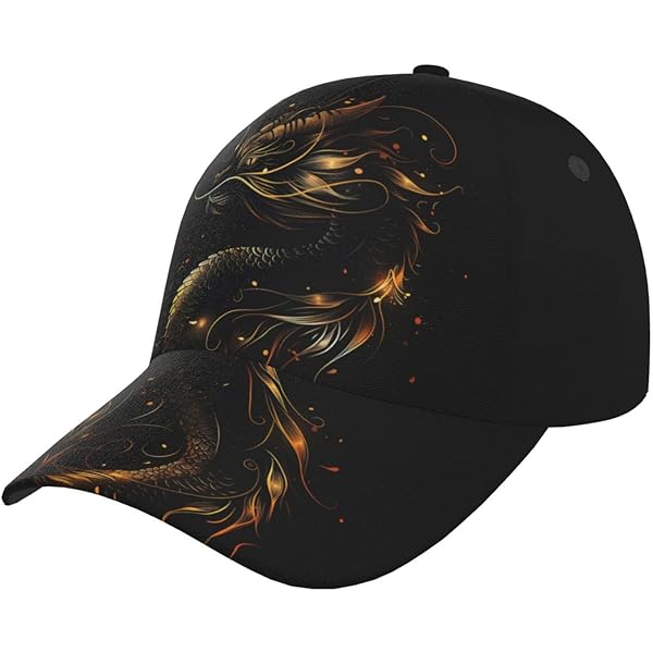 Stylish Hip Hop Hats - Chinese Dragon Retro Baseball Cap