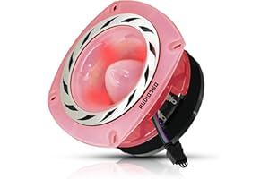 AUDIOBANK Audio360 AD43TW 4.72-Inch Full LED Super Tweeter Speaker, 4 Ohm, 2000W Max Power, 106dB Sensitivity, Phenolic Diaphragm, CCAW Voice Coil for Pro Marine Audio