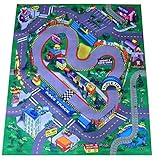 Race Track Felt Play Mat