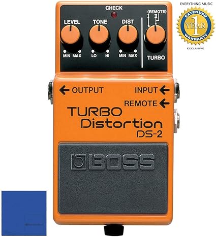 Amazon Com Boss Ds 2 Turbo Distortion Pedal With 1 Year Free