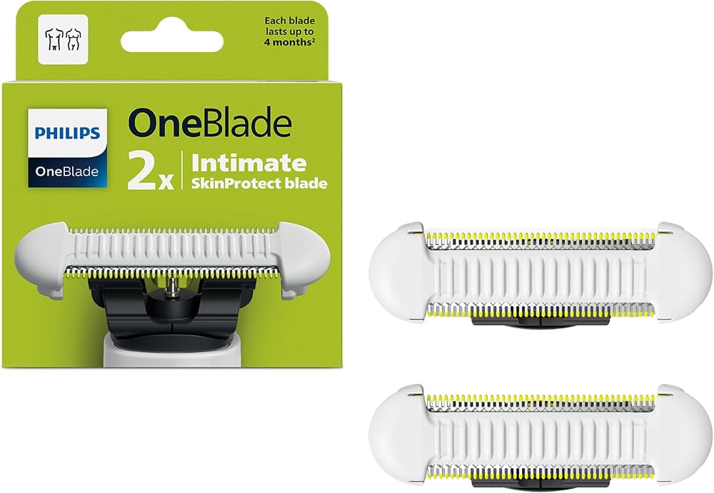 Philips OneBlade Skin-Protect Intimate Blade Heads 2x 8-Month Supply QP229/50