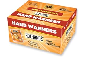 HotHands Hand Warmers - Long Lasting Safe Natural Odorless Air Activated Warmers - 54 Pairs (54 Pairs of Hand Warmers)