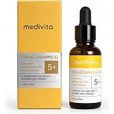 MEDIVITA Tranexamic Acid Serum 5% for Face, Dark Spot &amp; Uneven Skin Tone Care, with Niacinamide, Hyaluronic Acid &amp; Vitamin B5, Hydrating Korean Skincare, Fragrance Free, 1 fl oz (1 fl oz)