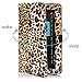 MoKo Case for Fire HD 6 - Slim Folding Cover for Amazon Kindle Fire HD 6 Inch 2014 Tablet, Leopard BROWN