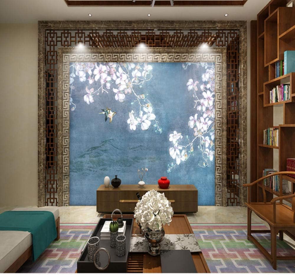 Amazon Co Jp Wkxzz 壁画中式花鸟 壁纸装饰画墙壁纸客厅背景家居装饰 150x1cm Diy 工具 ガーデン