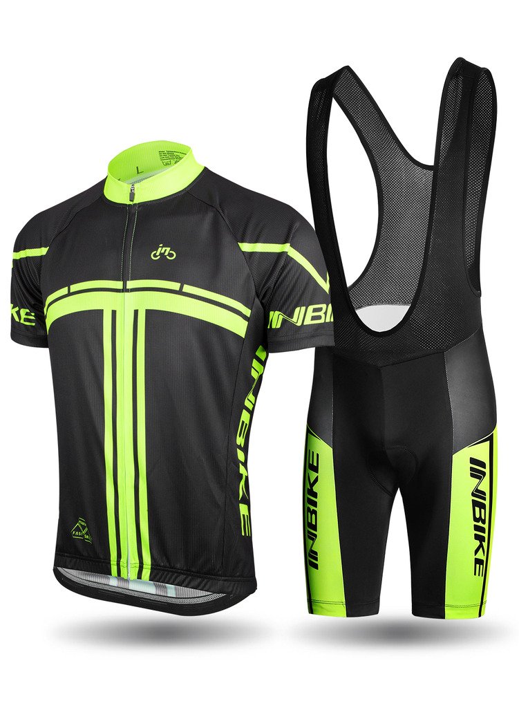 INBIKE Maillot Conjunto Mangas Cortas de Ciclismo para Hombre