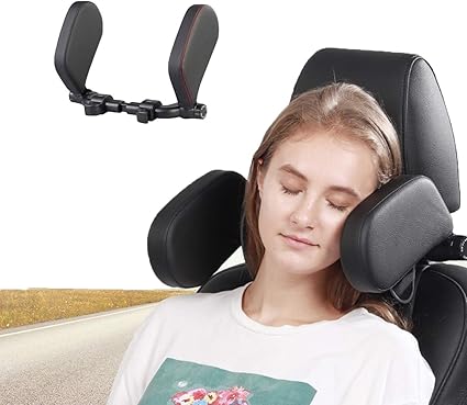 Amazon Fr Fcrew Appui Tete De Voiture Oreiller Repose Tete Voiture Avec Barre De Glissement Reglable Siege Auto Repose Tete Voiture Support Pour Adultes Enfants Ideal Pour Dormir En Voiture Voyage Noir