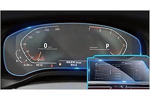 Screen Protector Car Navigation Film for BMW 3 Series G20 G21 G28 2019-2022 Navigation and Instrument Screen Protector HD Tem
