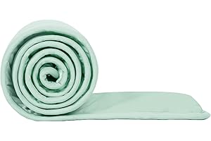 kidjoy Crib Rail Teething Cover(3 pcs), Soft Anti-Collision Strip Corner Cover in Cotton Fabrics, Protect Baby Teeth, Rail Edge Protector Strip Fits 52" x 28" Full Size Crib, Green