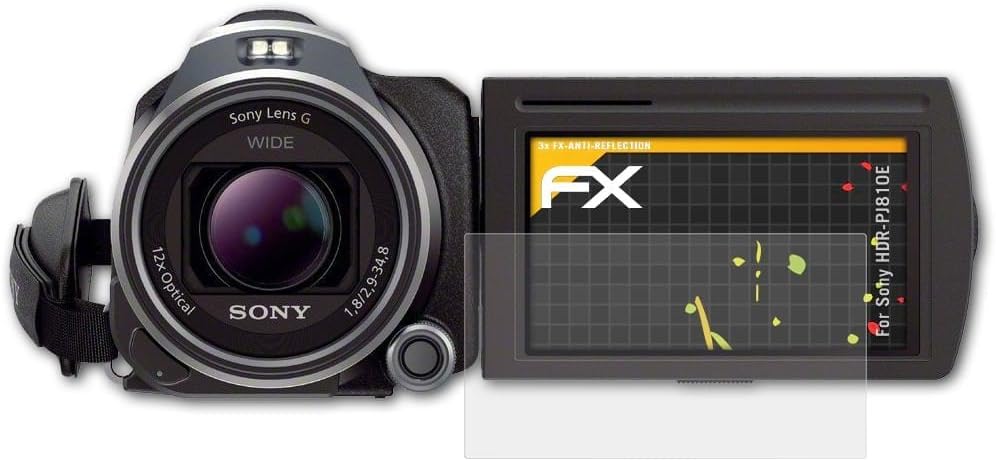 atFoliX Screen Protector compatible with Sony HDR-PJ810E Screen Protection Film