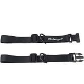 Wisdompro Backpack Chest Strap, Heavy Duty Backpack Sternum Strap Add on | Adjustable Nylon Chest Belt Replacement with Quick Release Buckle, for Travel, Hiking, Camping and Jogging - with Slide Locks