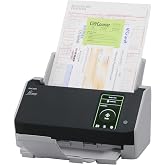 RICOH fi-8040 Office &amp; Desktop Document, Receipt, ID Card Scanner | 50 page Auto Feeder and PC-Less DirectScan Network Scanning Capability