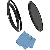 SIOTI 77mm Lens Hood, Oxidation Matte Anti Reflective Treatment, Aluminum Alloy, with 1 * 86mm Lens Cap, Compatible with Sony/Canon/Nikon/Fuji etc >24mm Camera Lens