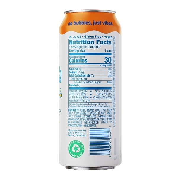 LEISURE HYDRATION, ELECTROLYTE REFRESHER TROPICAL MANGO, 16 FL OZ