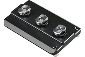 ZELNOOX Mlok Arca Swiss Tripod Mount Plate, Mlok to Arca(ARCA-Swiss)/RRS(Really Right Stuff) Dovetail Rail Adapter, Mlok Convert to ARCA/RRS Quick Release Plate Rail,Mlok Hunting Tripod Mount Adapter