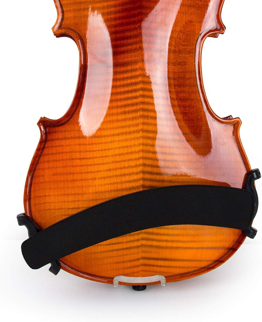Violin Shoulder Rest Fully Adjustable Pad Support for Violin 3/4 4/4 Black - Image 4