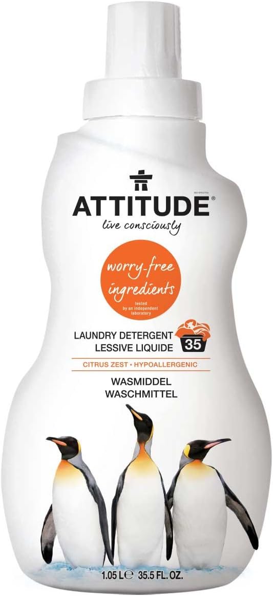 (2 PACK) - Attitude Laundry Liquid - Citrus Zest | 1.05.Ltr | 2 PACK - SUPER ...