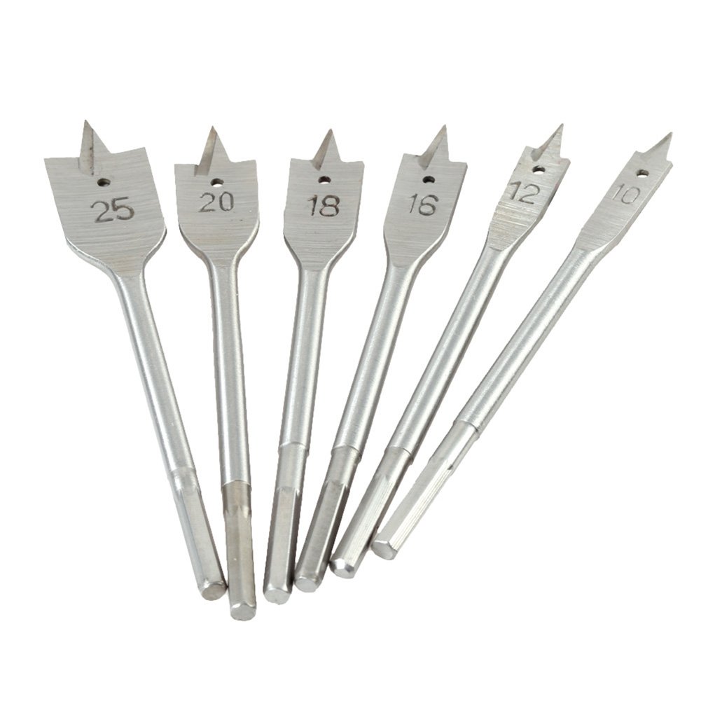 Spade Drill Bit Set High Carbon Steel Woodworking Flat Wood Flat Wood