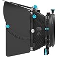 Fotga DP500III Pro 15mm Rail 4x4 DSLR Swing-Away Matte Box w/Donuts for Sony A7R A7S II III A9 GH6 S5II for Canon 5D 6D 7D R8 R10 R5C FS7 C300 C500 BMPCC 4K 6K Ursa Mini RED DSLR Video Cinema Camera