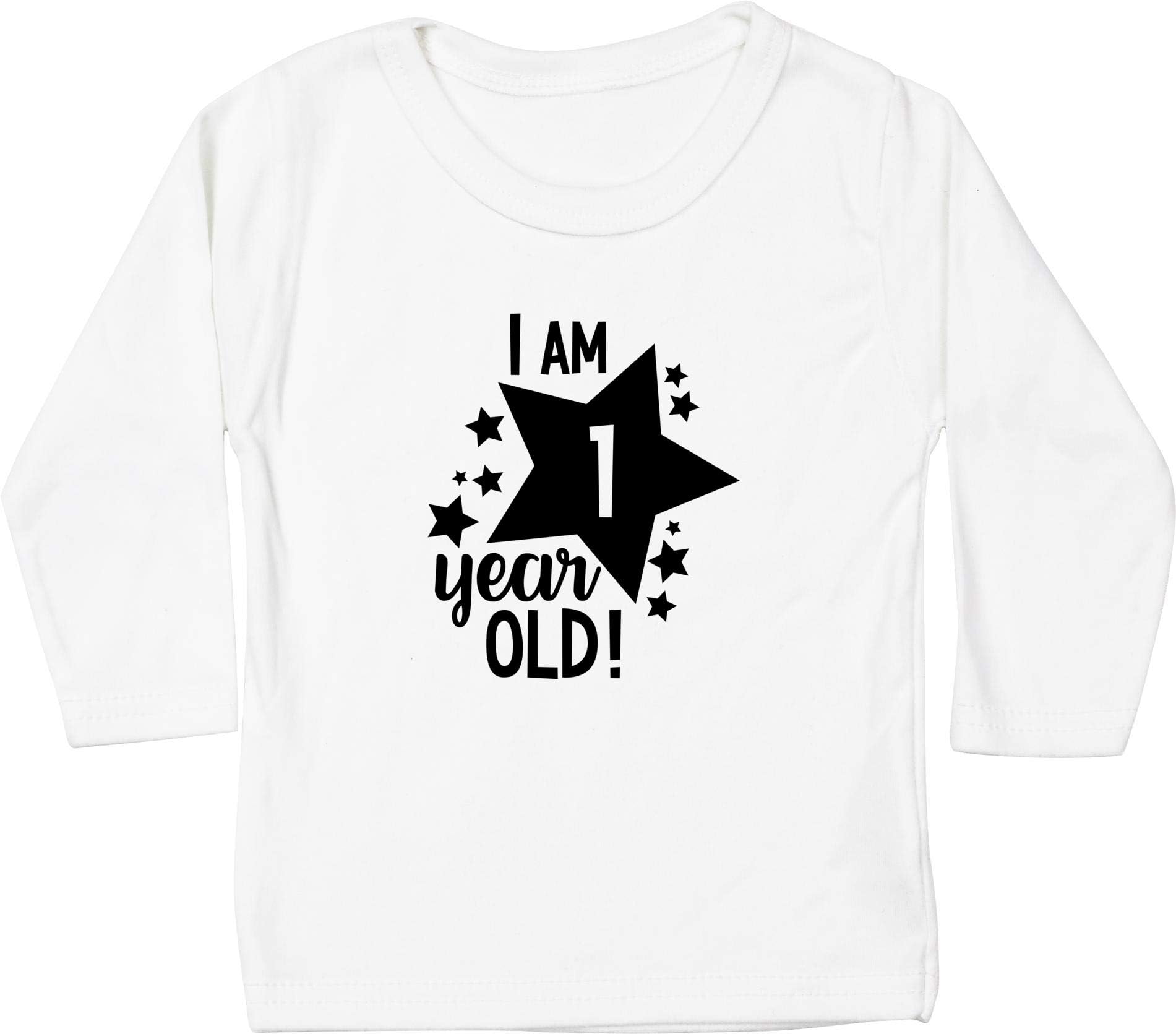 I Am 1 Year Old! - 1st Birthday Milestone Birthday Baby Unisex t-Shirt Long Sleeve