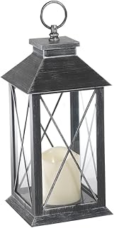 Flower Power 9716 Laterne Inklusive LED-Outdoor Kunststoff-Kerze