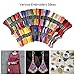 Hisome Embroidery Thread Craft Cross Stitch Floss 100 Skeins Rainbow Color Friendship Bracelet Floss