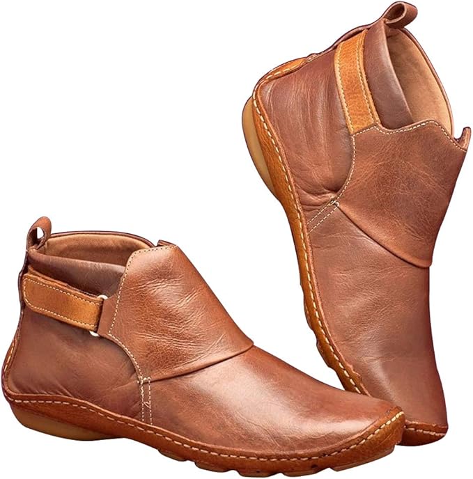 Winter Booties Leather Support Walking