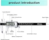 Kynup Digital Caliper 150mm Electronic Caliper InMm Conversion Stainless Steel view 5