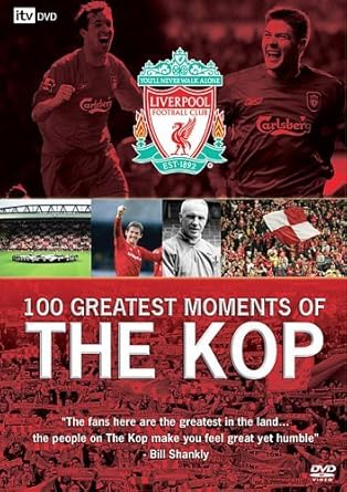 Liverpool Fc 100 Greatest Moments Of The Kop Dvd Amazon Co Uk Liverpool Fc Dvd Blu Ray