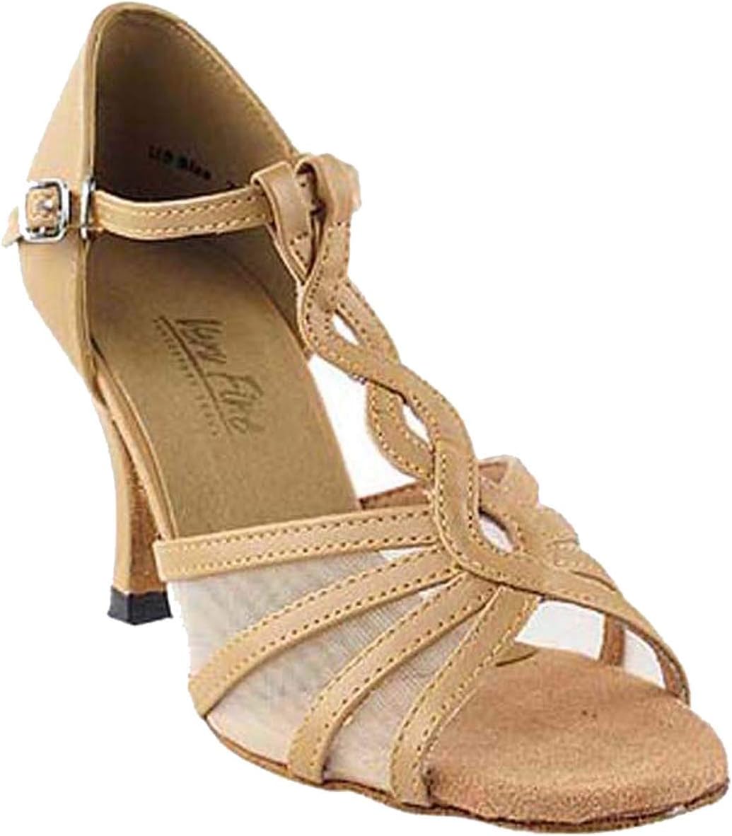 Women's Ballroom Dance Shoes Tango Wedding Salsa Shoes 1692EB Comfortable-Very Fine 2.5" [Bundle of 5]