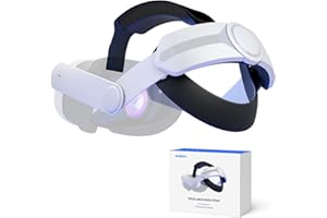 Aubika Head Strap for Meta Quest 3S/Quest 3, Flippable Replacement for Oculus Elite Strap Accessories, Enhanced Support and Comfort in VR, Adjustable for All Ages