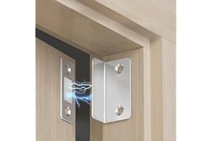 2pcs Strong Magnetic Latch Alloy Magnetic Door Catch Latch Invisible Strong Adhesion, Drill-Free Mount, Seamless Release for 