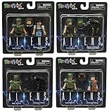 Aliens Vs. Marines Minimates Complete Series 1 Set of 4 2-packs