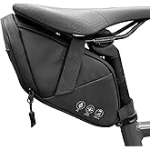 Danuosie Bike Seat Bag, Water Resistant Bicycle Saddle Bag Under Seat, Cycling Seat Pack for Mountain Road Bikes and Commuter, 1L
