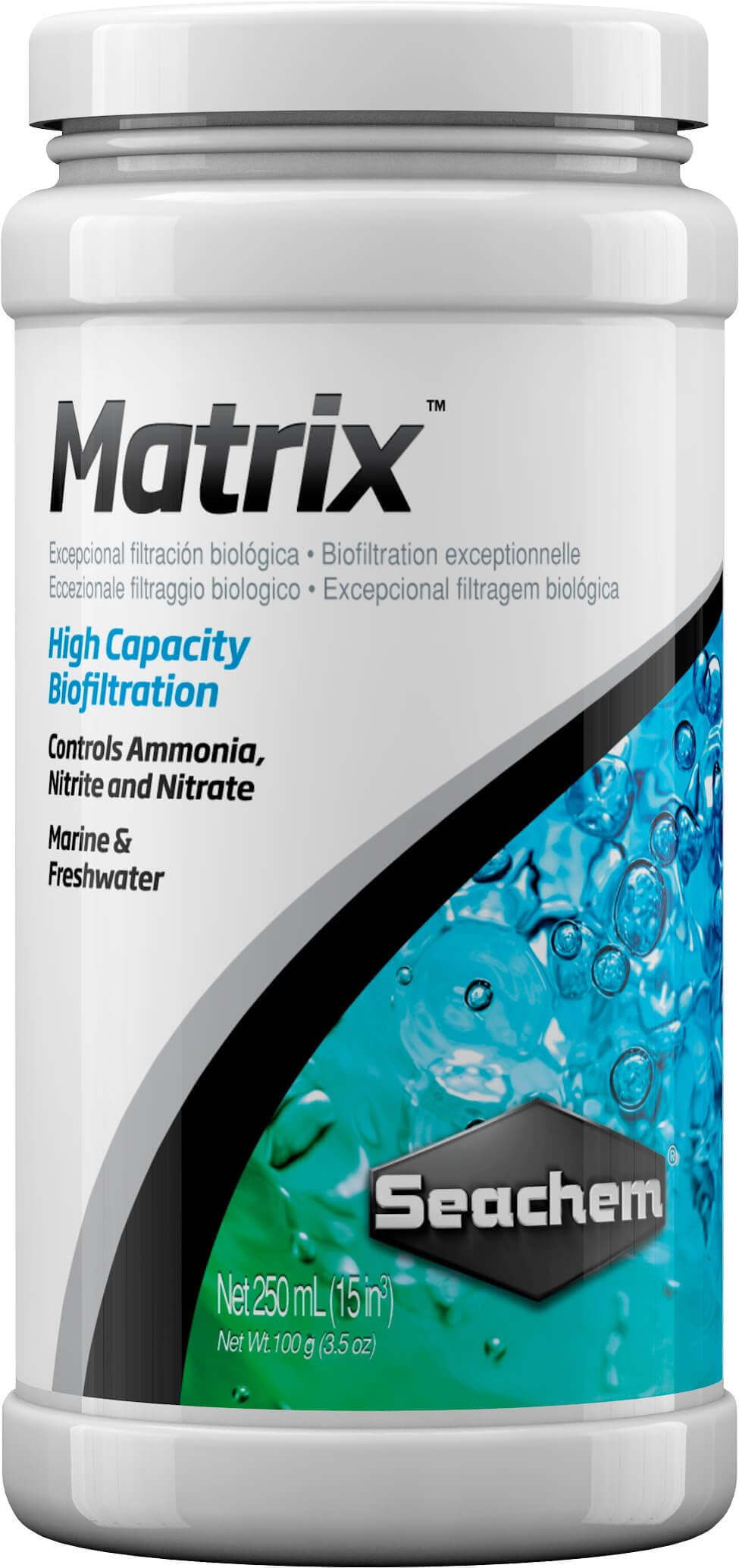 Seachem Matrix Bio Media,Silver, 250 ml