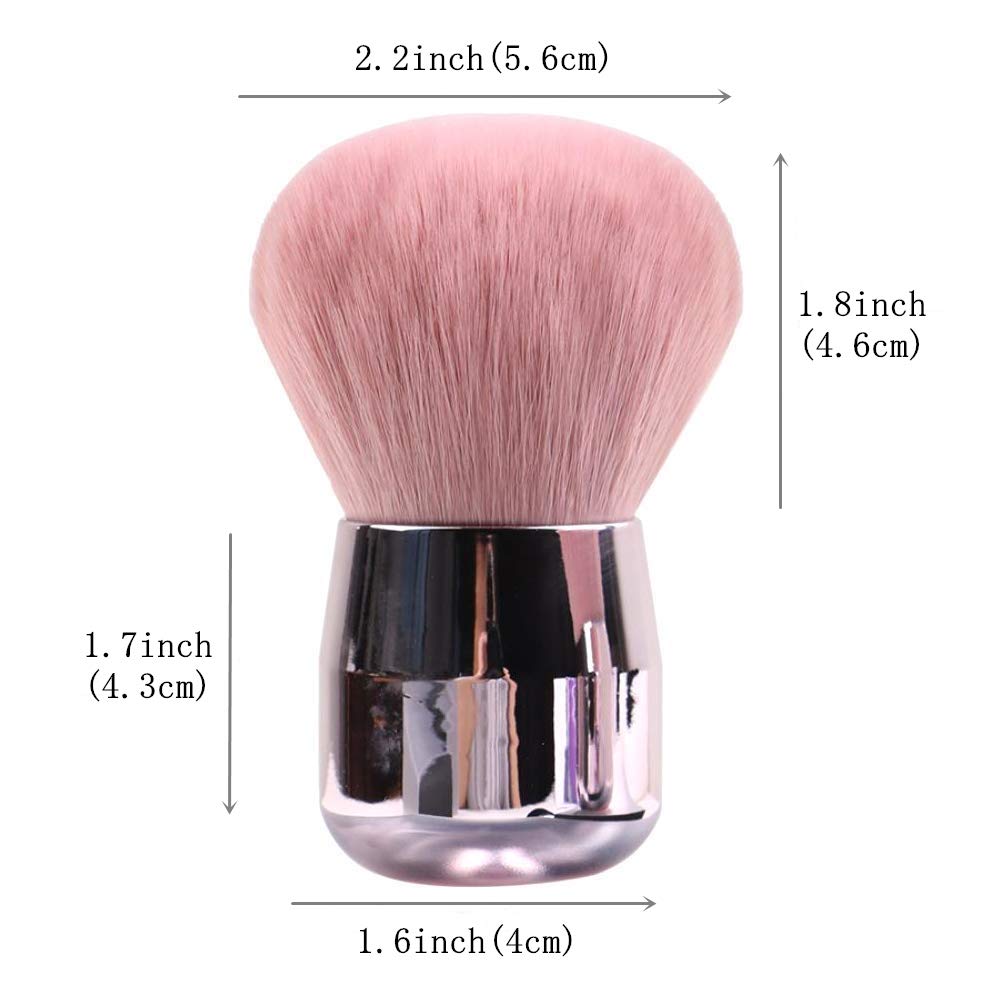 Kabuki Powder Brush Multi Purpose Makeup Brushes fluffy Soft Comfortable Loose Blush Foundation Face Makeup Brush For Powder Liquid Cream Buffing Stippling Makeup Tools: Beauty