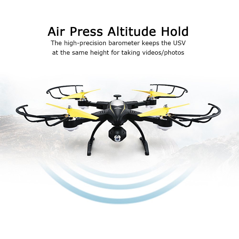JJRC H39 RC Selfie Drone ,Kingtoys WIFI FPV Foldable Drone, 720P HD Camera Live Video,2.4GHz 4CH 6-Axis Gyro APP Control FPV Helicopters ,Altitude Hold, Gravity Sensor and Headless