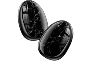 COLDSKY Hand Warmers Rechargeable 2 Pack, AI Temperature Control Electric Handwarmers, Stone Shape Portable Pocket Heater, Great Gift for Christmas Hunting, Golf, Camping Black